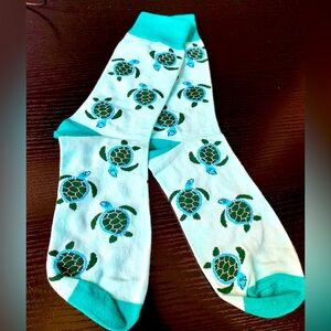 Sea Turtle Socks - Size - 6-10